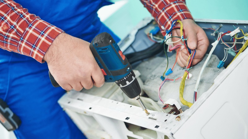 Kocaeli Maktek Maktek çamaşır makinesi kart tamiri – Su almama arızası orijinal parça ile giderildi. - Teknik servis örneği